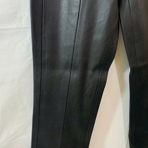BLANKNYC Womens NWT High Waist Faux Leather Leggings in Black Sz 26 or 27 - Picture 3 of 8